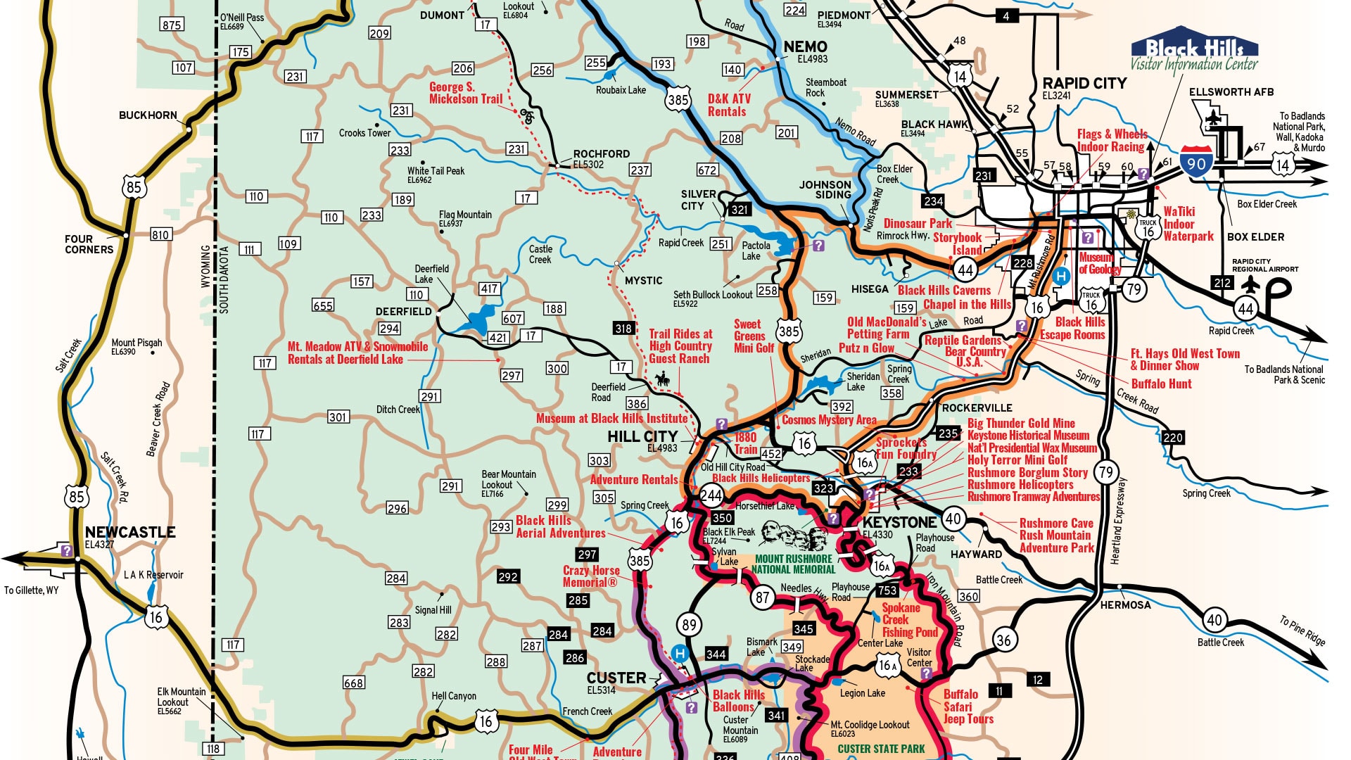 Black Hills Map