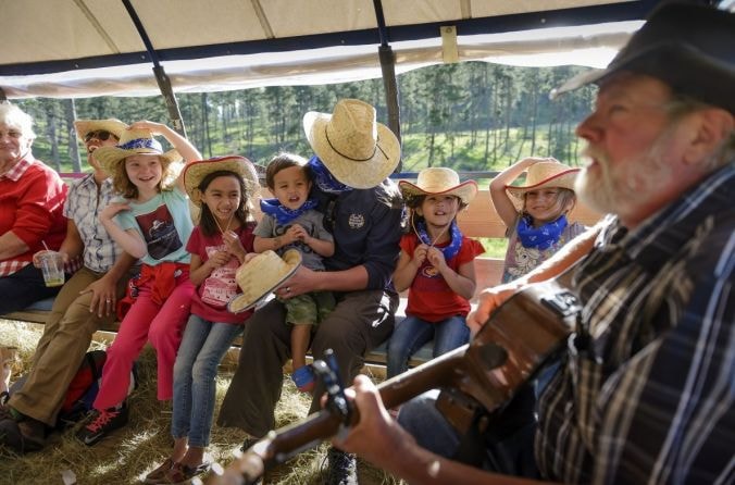 Blue Bell Hayride Chuck Wagon Cookout