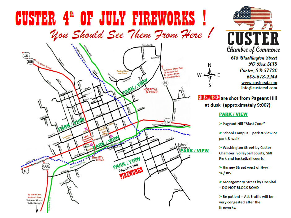 fire works map