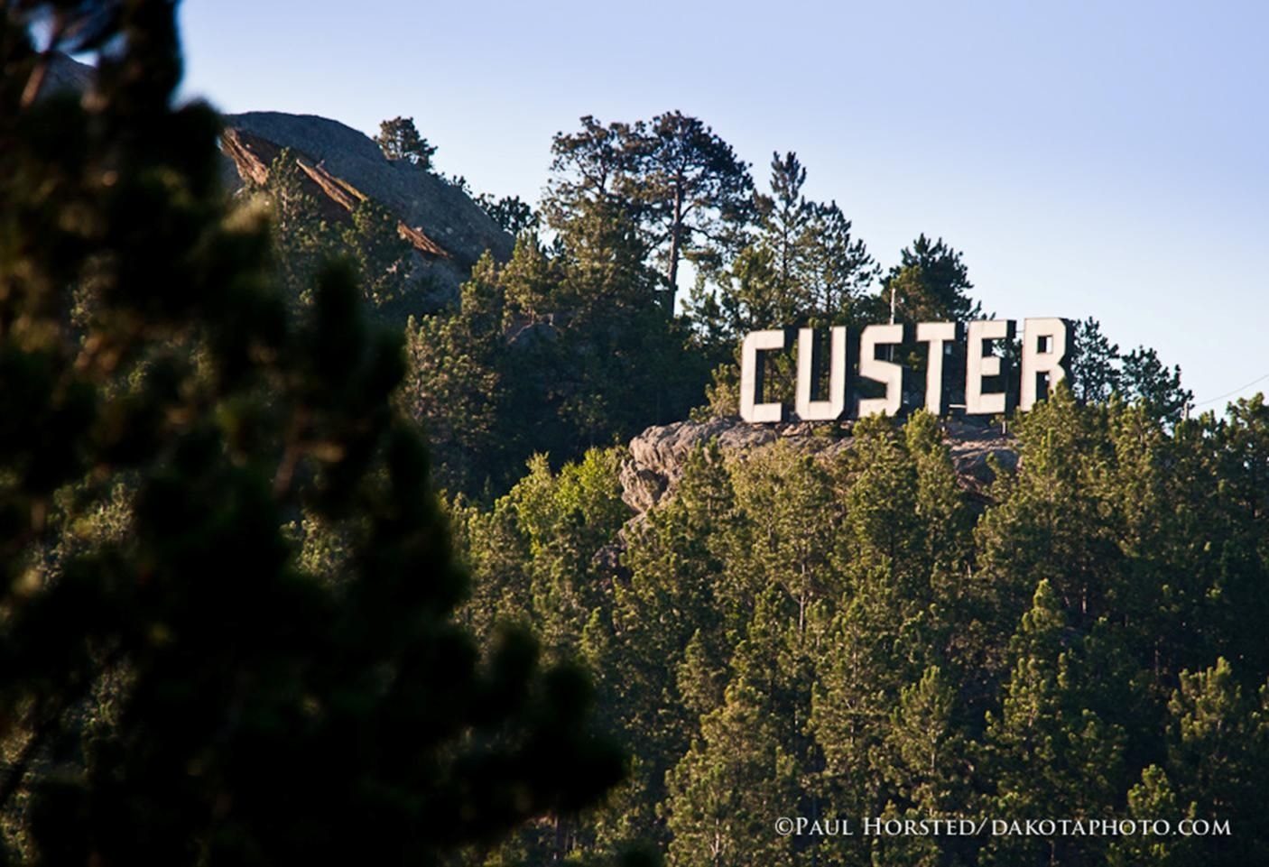 Custer Sign