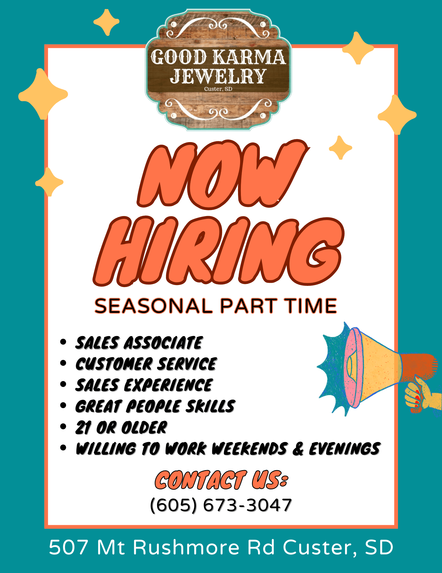 good karma jewelry now hiring