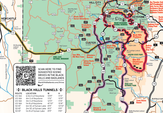 Black Hills Map